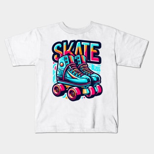 Roller skates Kids T-Shirt